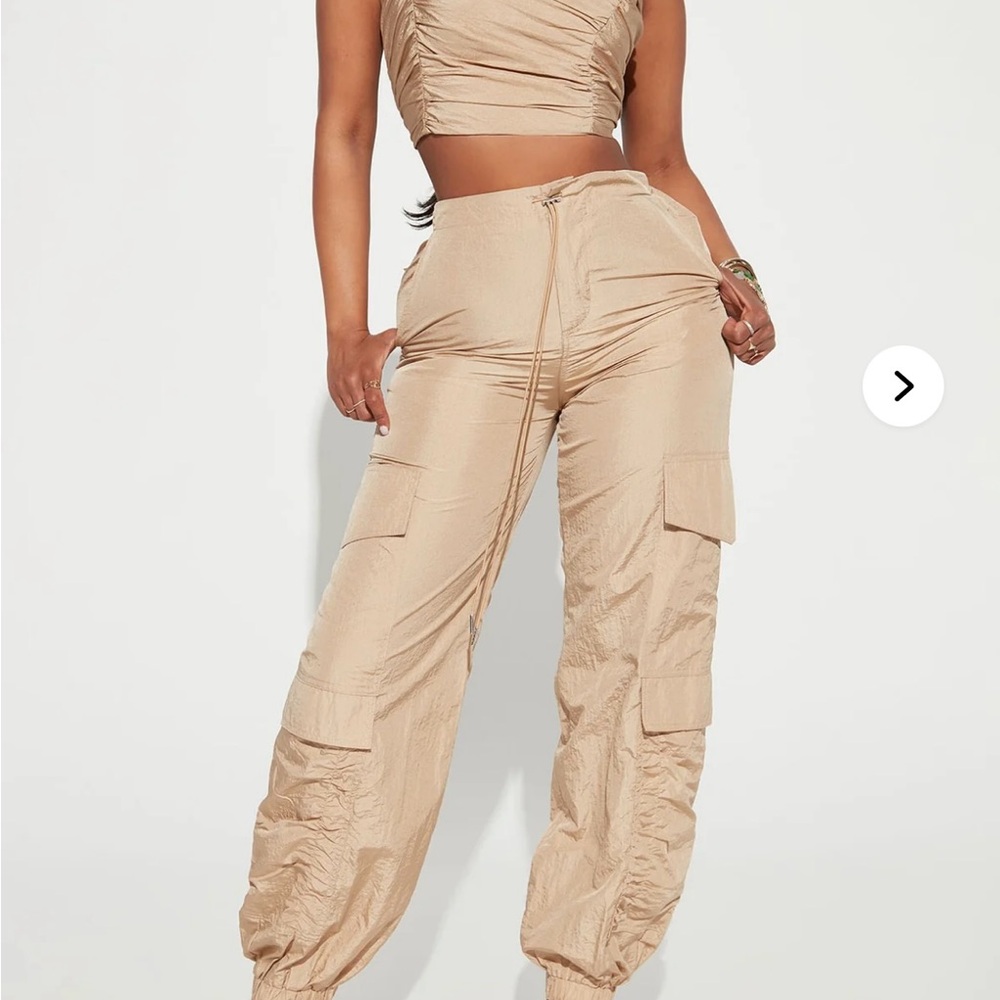 Stylish Tan Cargo Pants for Women
